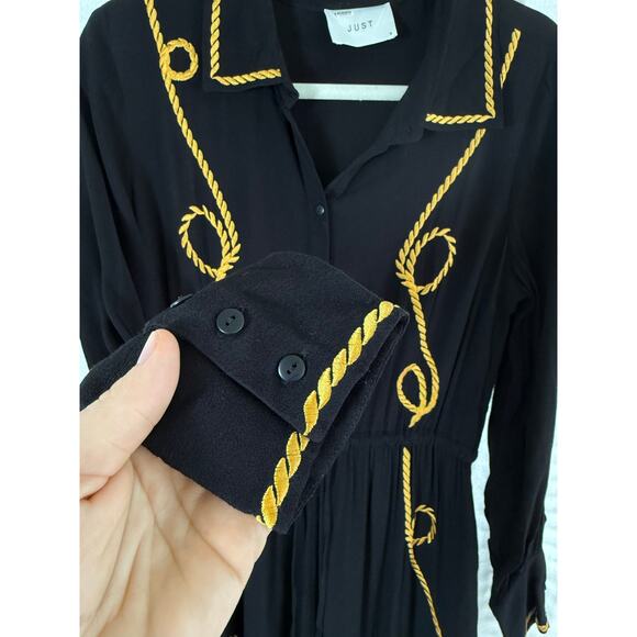 JUST FEMALE Wylie black dress - Picture 9 of 10